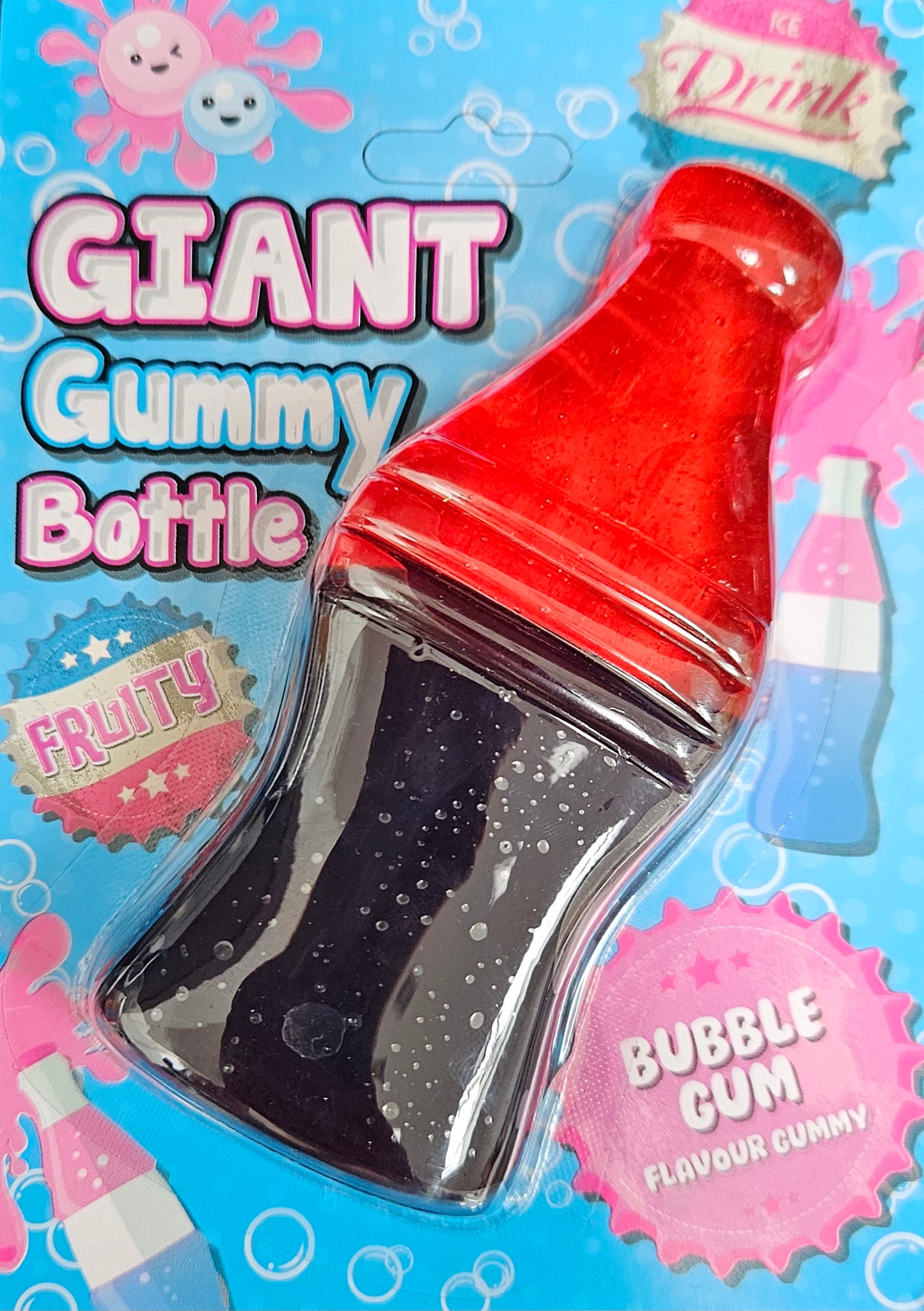 Giant Gummy Bottle - Bubblegum