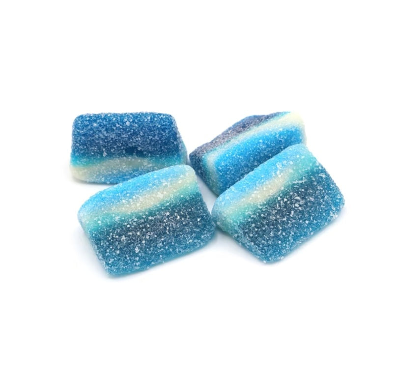 Fizzy Blue Raspberry Slices