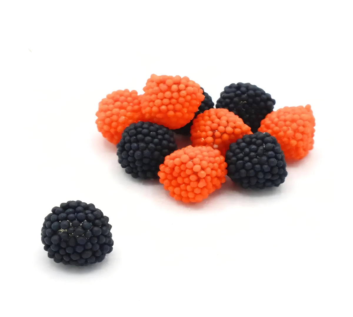 Mini Orange & Black Dots