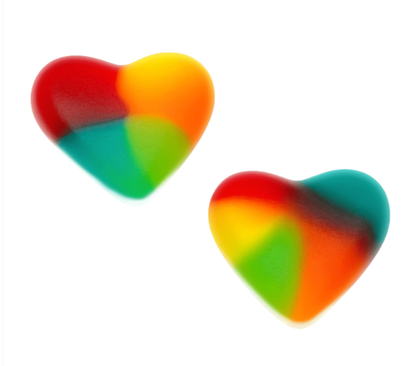 Jelly Multicolour Hearts