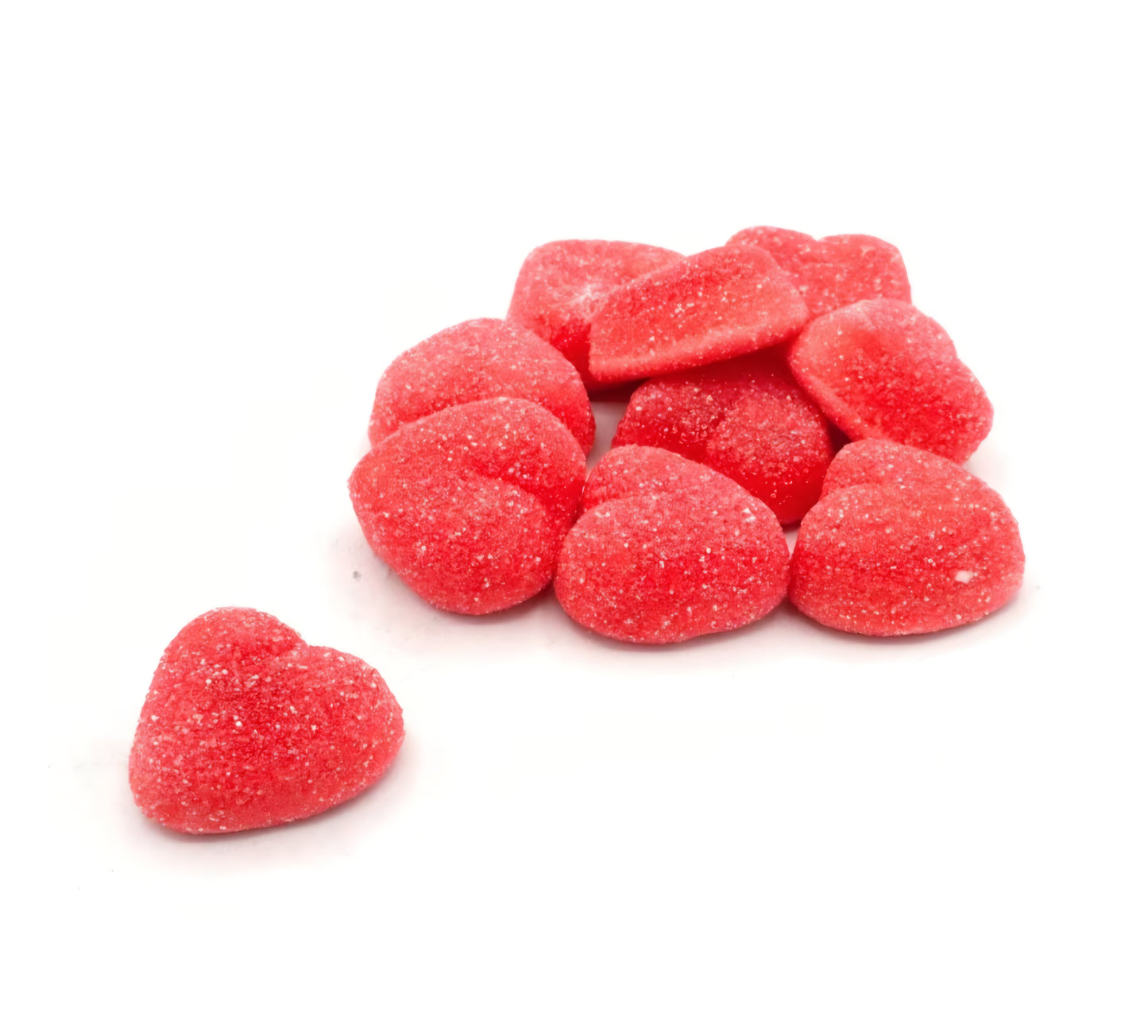 Sour Strawberry Jelly Filled Hearts