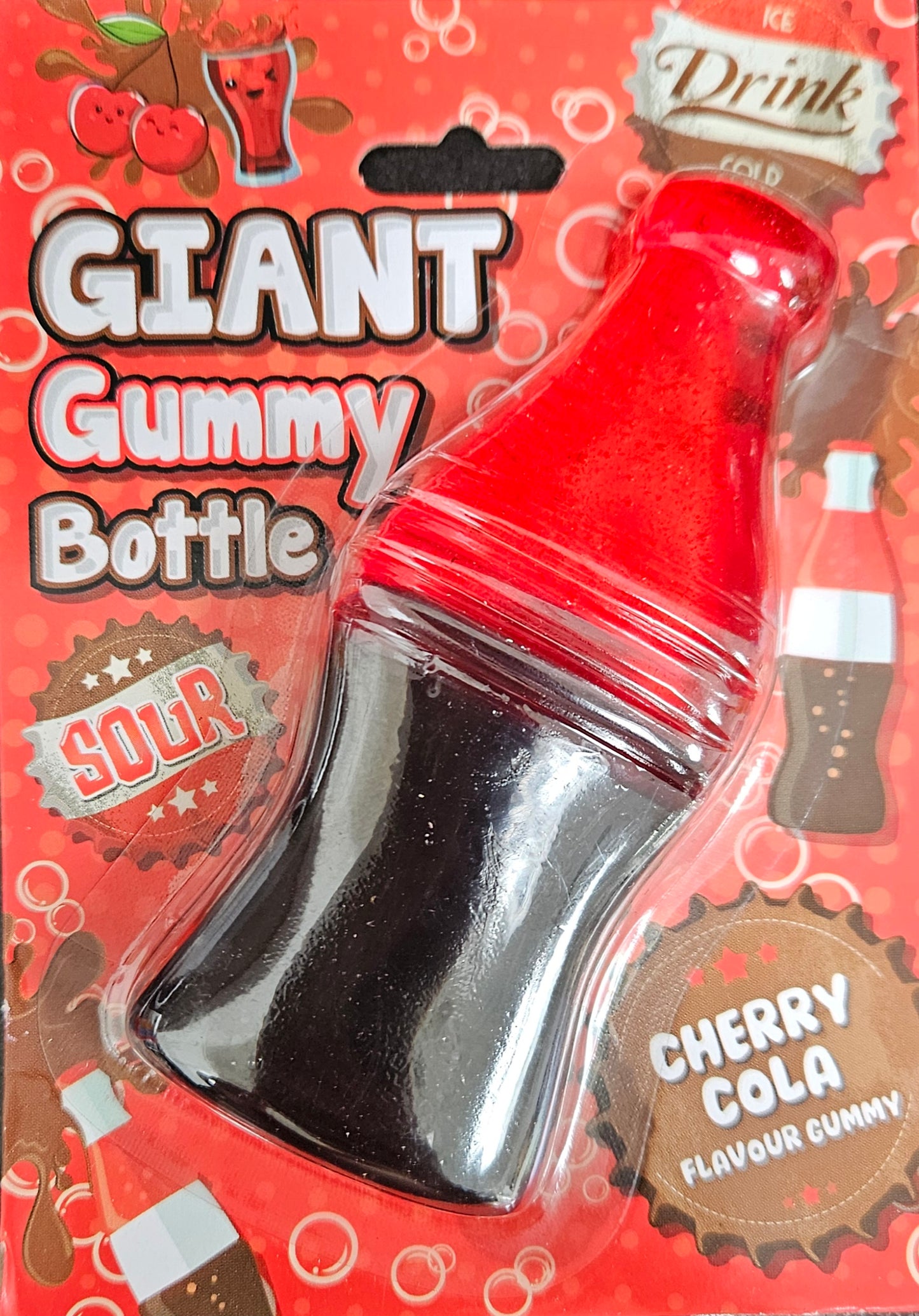 Giant Gummy Bottle - Cherry Cola