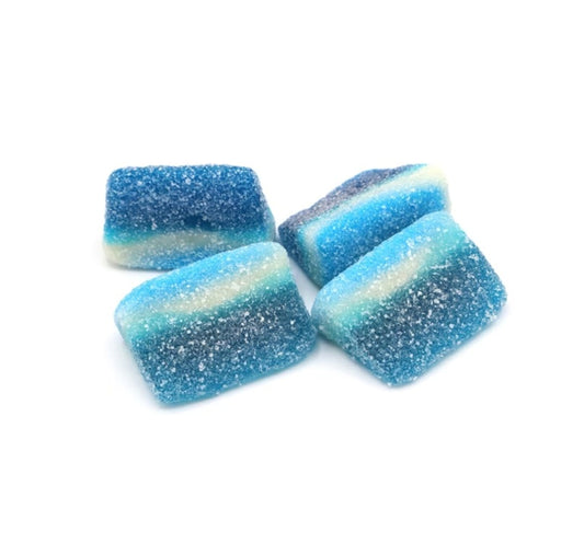 Fizzy Blue Raspberry Slices