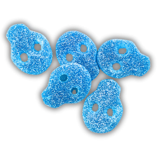 Fizzy Blue Skulls
