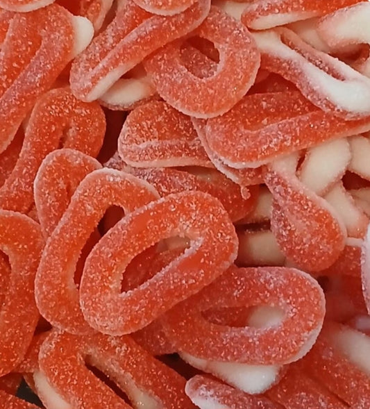 Fizzy Strawberry Rings