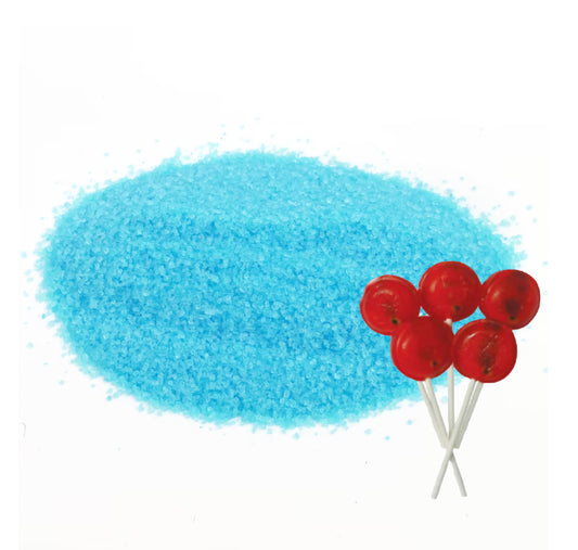 Blue Raspberry Sherbet with Lollipop