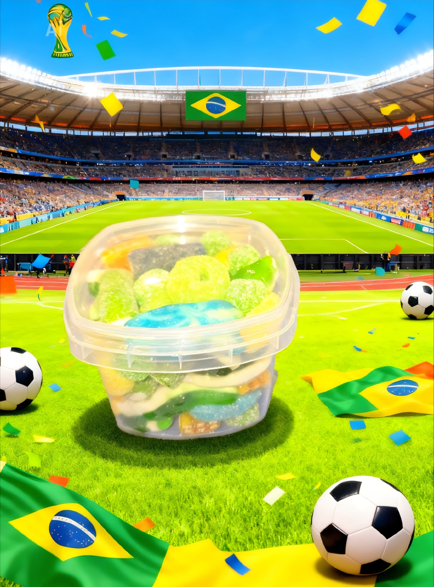 World Cup Themed Mini Tubs