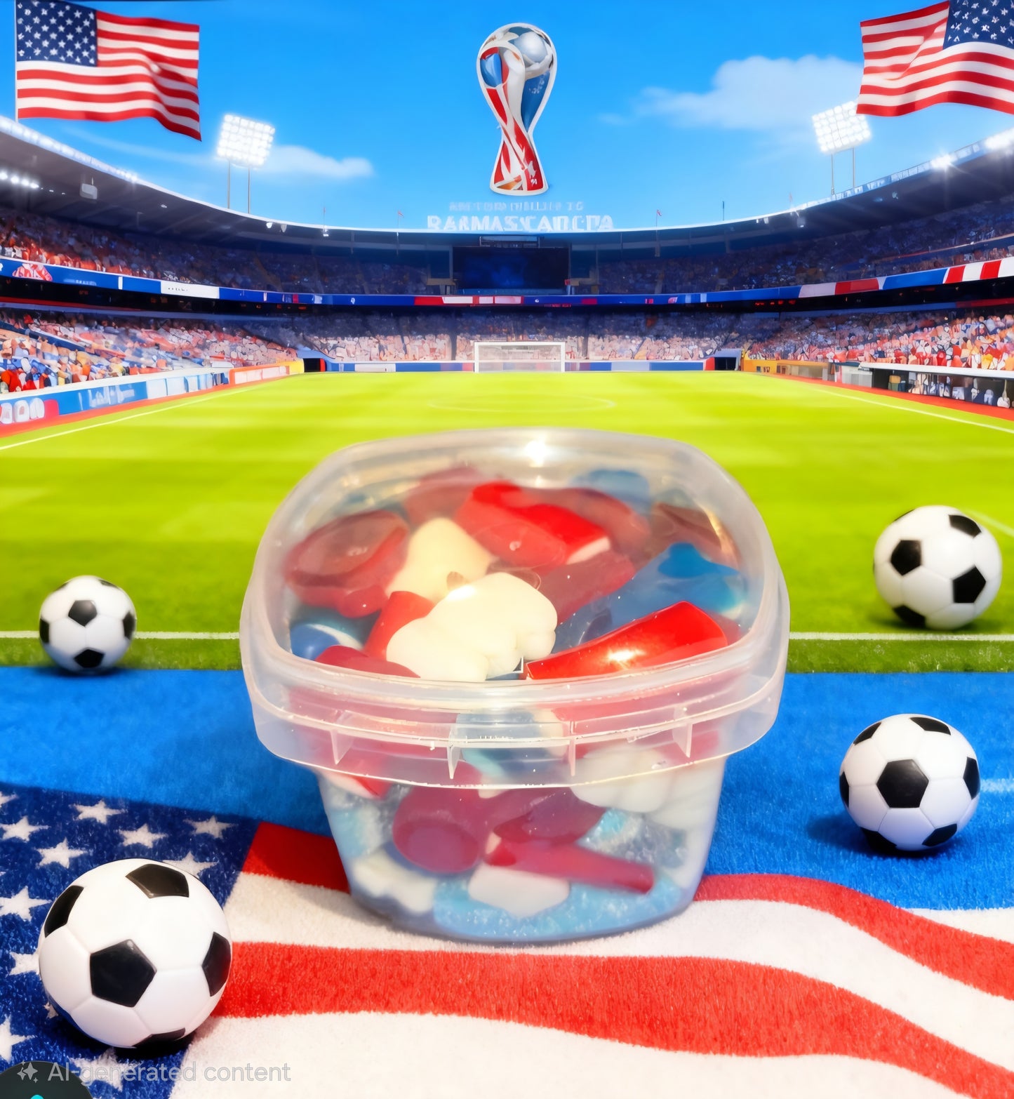 World Cup Themed Mini Tubs