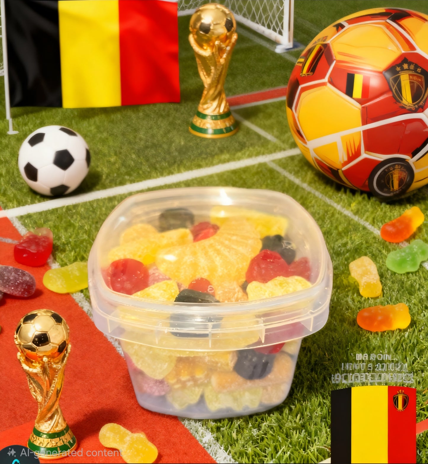 World Cup Themed Mini Tubs