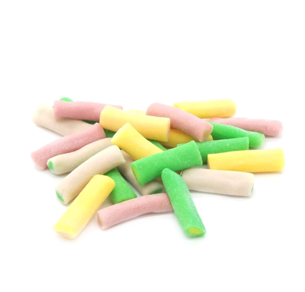 Rhubarb and Custard Tubes