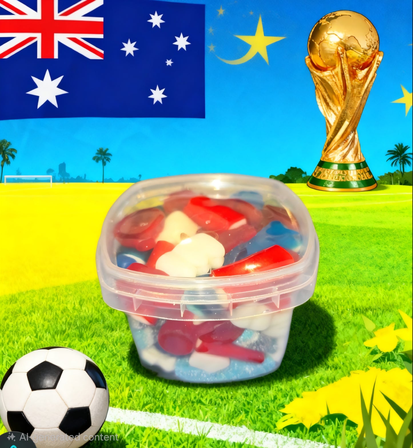 World Cup Themed Mini Tubs