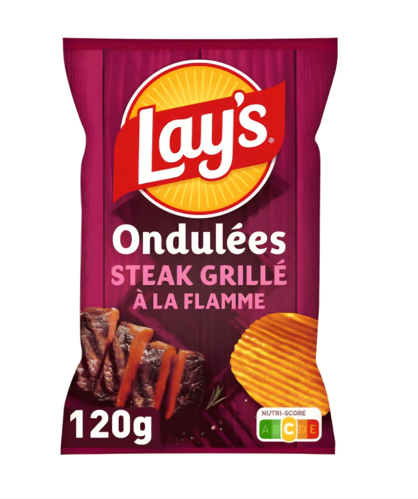 Lays Grilled Steak Crisps 120g