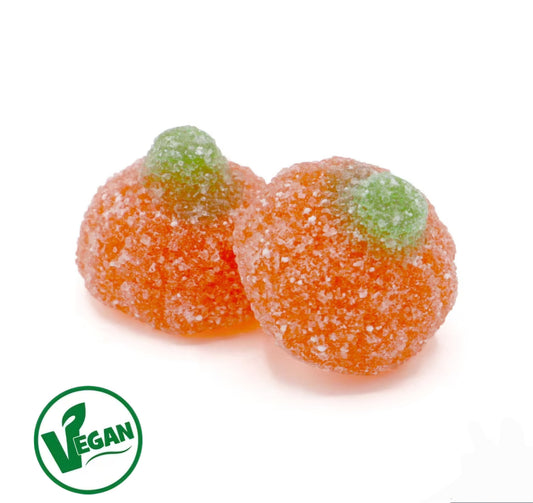 Sugared Gummy Pumpkins (v)
