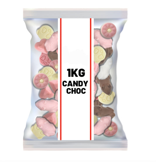 1kg Pink & White Chocolate Mix