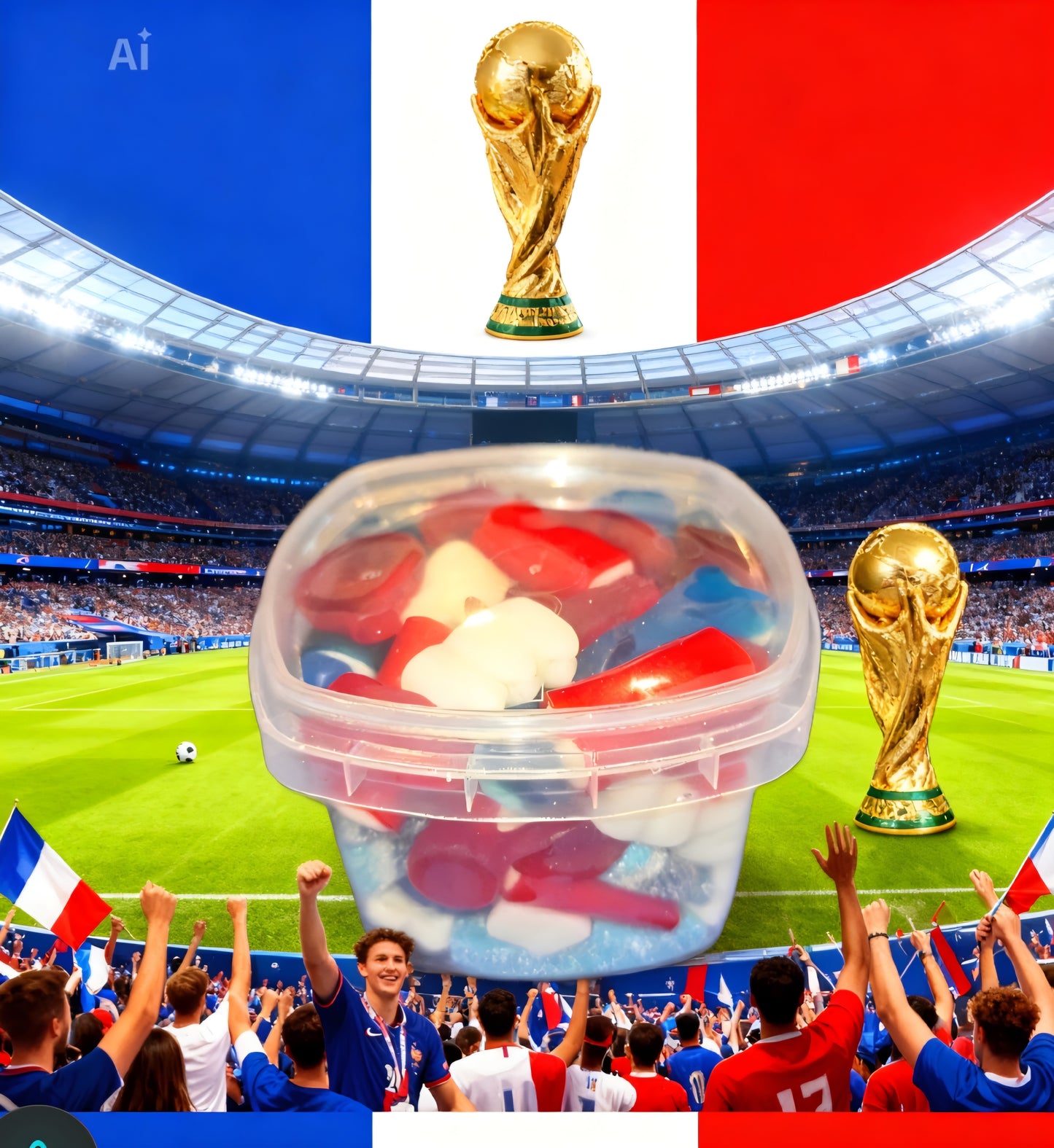 World Cup Themed Mini Tubs