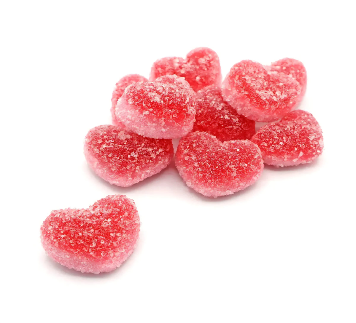 Fizzy Strawberry Hearts